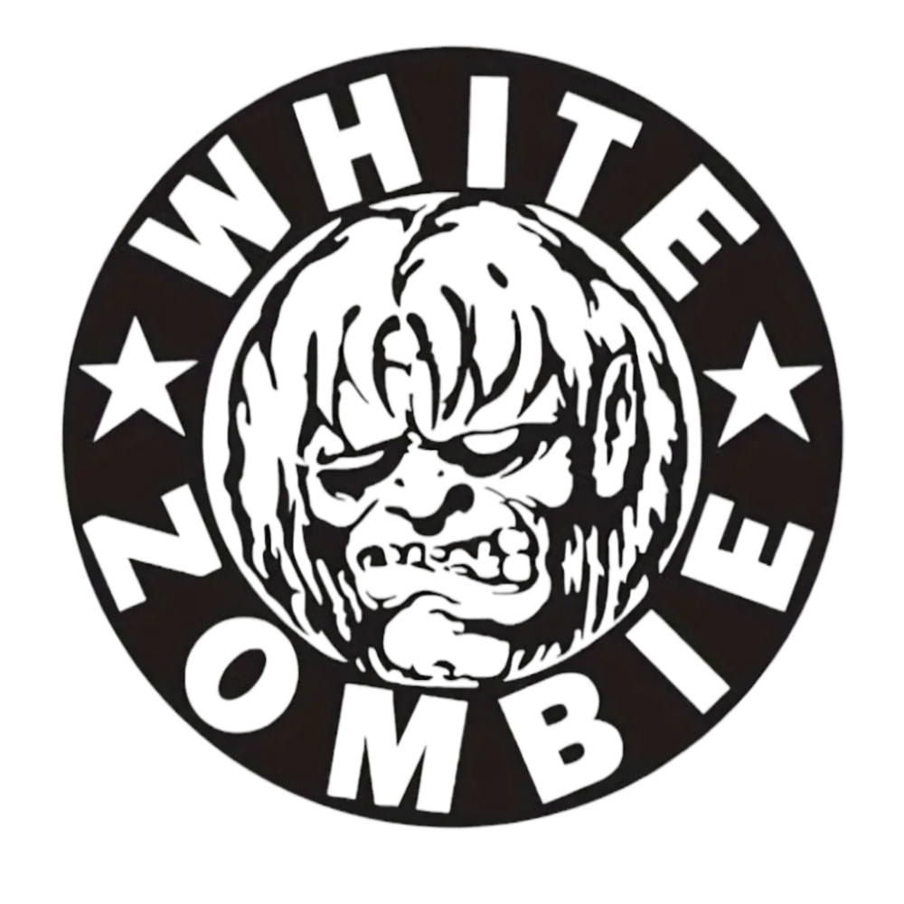 White Zombie Sticker 4x4"